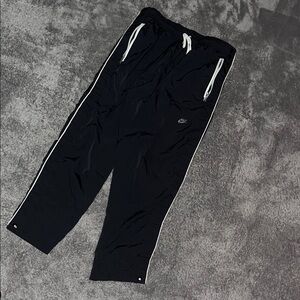 Nike Black Breakaway Track Pants with White Trim